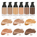 Private label hot selling skin care waterproof whitening liquid foundation